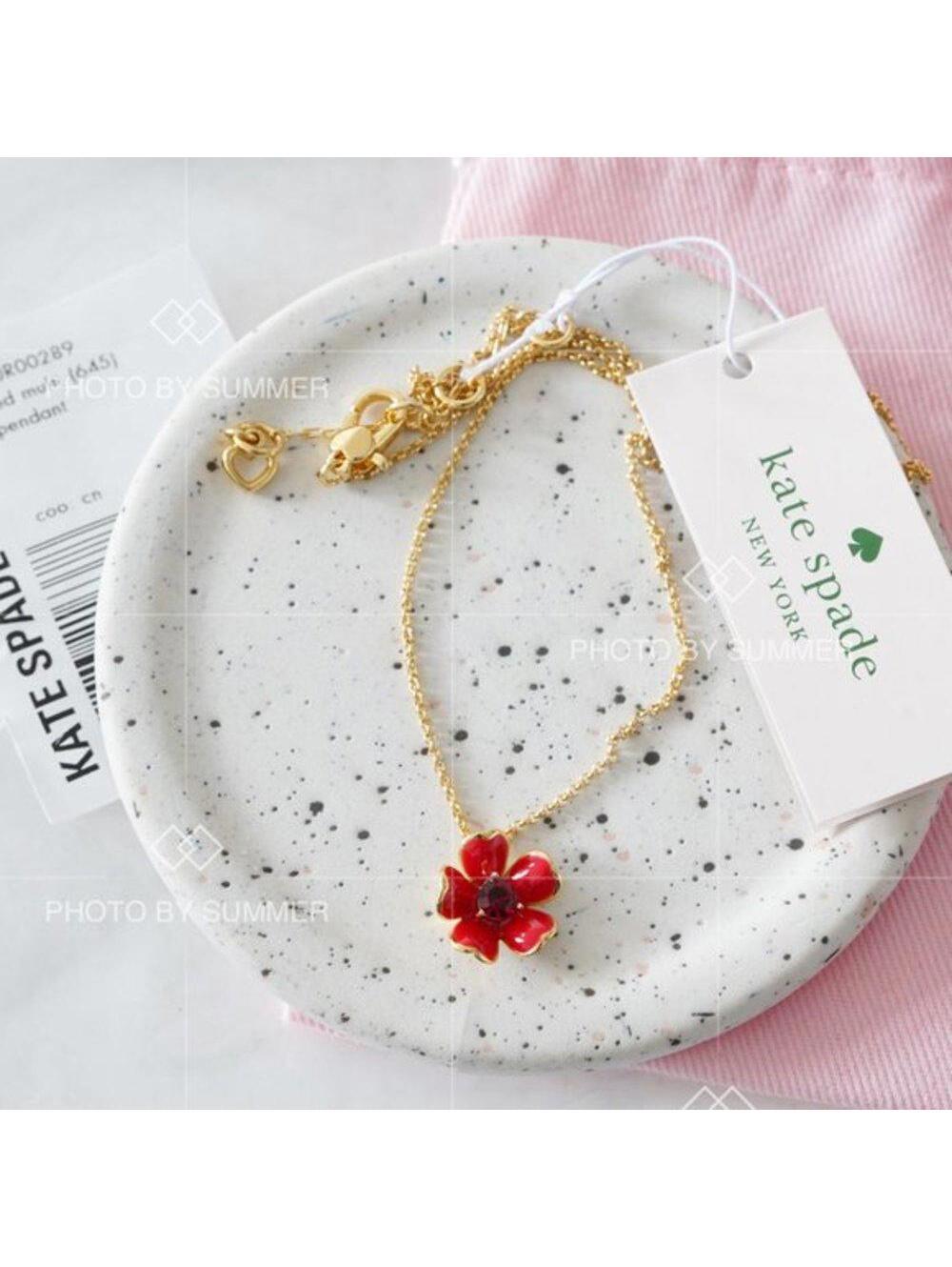 Kate Spade Blushing Blooms Pendant Necklace